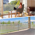Banister Guard 10 ft L x 3 ft H - Deck Safety Net for Baby Proofing, Balcony Mesh Netting for Child and Pet Safety