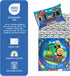 4-Piece Set Todays Kids Choo Choo Train Toddler Bed Sheets for Boys - Toddler Boy Bedding Crib Size, Reversible