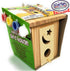 Matty's Toy Stop Paint Your Own Small Wooden Birdhouses - Gift Set Bundle (Includes Paints & Brushes) - 3 Pack