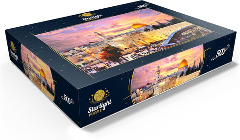 MyPuzzle 500 Piece Jigsaw Puzzle for Adults, Skyline of The Old City at The Western Wall and The Temple Mount