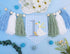 Agkvw 1st 1st One Funny Goose High Chair Banner for Boys - Goose Theme Birthday Decorations, Blue Gingham Style