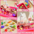 NIPLOOOW 3-5, 4-8, 3 4 5 6 7 8 Kitchen Sink Toys Toddlers Play Sink with with Electric Water Pump, Water Table for Kids