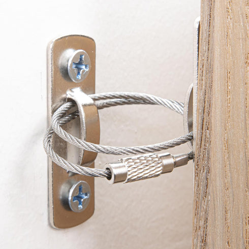 12-Pack Furniture Anchors, Anti-Tip Furniture Straps for Baby Proofing, Wall Anchor for Child Safety