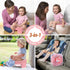 MCGMITT Portable Potty Seat for Kids Travel - Foldable Training Toilet Chair for Toddler Girls with Storage Bags
