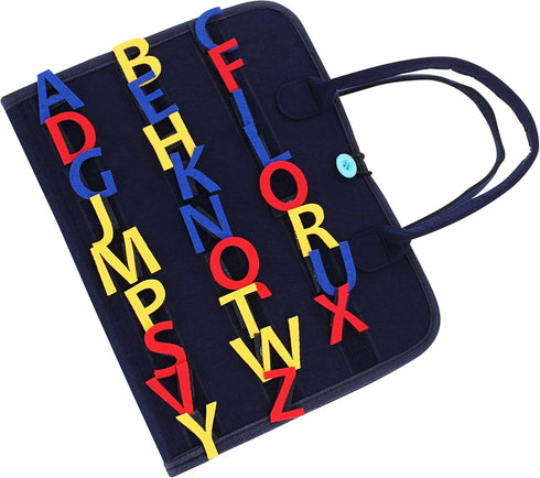 Busy Activity Board, Educational Travel Sensory Board for Planes or Cars with 15 Actions