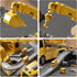 NIPLOOOW 2 1 Playset, Set 3 4 5 6 in Construction Cranes Truck Toy Engineering Excavator Track with Crane, Excavator