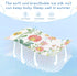 HXshaoye 28" 52"Breathable Cooling Baby Waterproof Crib Mattress pad x Crib Padding for Sides for Kids, Adult Spring