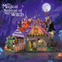 Set Set 1200 14 Magic House for Witches and Witches Building with Lights, Over Halloween Haunted House Building Blocks