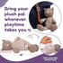 "Cat Stuffed Animals Warmie for Kids - 12 Inch Microwavable Plush Pal with Dried Lavender Aromatherapy"