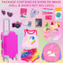 24 18 Inch Set 18 Inch ZITA ELEMENT Pcs Girl Doll Accessories Suitcase Luggage Travel Including Doll Clothes Luggage