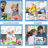 Bruvoalon 67Pcs Kids Play Kitchen Toys Set, Pretend Cooking Playset with Pots, Pans, Utensils, Foods, Learning Gift for