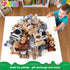 24 (24 3" JOYIN Pcs Mini Safari Animal Plush Toys Units Each), Animals Keychain Decoration for Kids, Small Stuffed