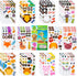 Make a Face Sticker Set for Kids, 42 Sheets with 12 Animals and 6 Dinosaur Stickers, Party Favor Supplies
