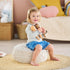 Corolle Mini Calin Bunnies Baby Doll - 8" Soft Body with Blue Eyes, Bunny Pattern Outfit, Vanilla-Scented