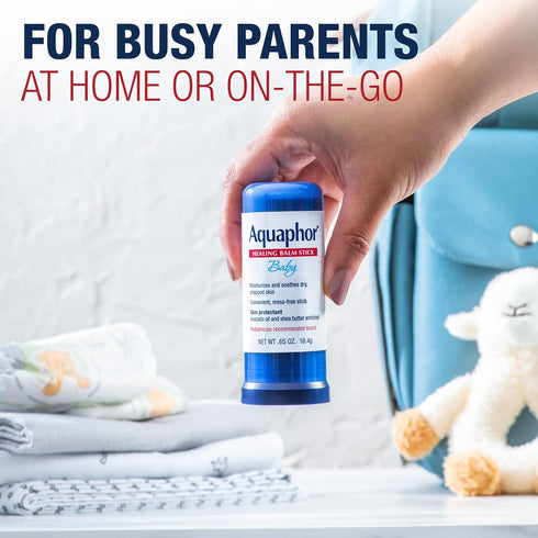 0.65 Oz Aquaphor Baby Healing Balm Stick With Avocado Oil and Shea Butter, Stick