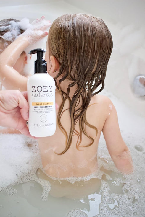 Absolutely Natural Zoey Naturals - Sweet Citrus Hair Conditioner for Kids, Tear-Free, Hypoallergenic, Paraben-Free