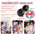 Baby Activity Arch Toy Bar for Stroller, Bassinets and Car Seat, Adjustable Crib Toys Hanging Attachment, Sensory