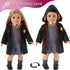 18 Inch Doll Clothes and Accessories Halloween Magic School Uniform Inspired Costume Doll Clothes Accessories Set Include Outfit Shoes for Girls (No Doll)