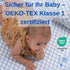 70x140 cm 3D Cooling Baby Crib Mattress Protector Oeko-TEX Certified, Breathable Knit, Ultra Soft, Washable, Elastic