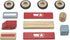 Tegu Daredevil Magnetic Wooden Block Set - 12 Pieces for Ages 1-99