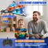 ZzzMgzzZ 360 3+ Foam Remote Control Airplanes for Kids & Adults | RC Fighter Jet with Light, Flip Fighter Jet Toys