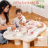 Set, 28 6 3+ ROBOTIME Wooden Dollhouse Furniture PCS Miniature Dollhouse Furniture with Room Kits, Dollhouse