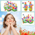 102Pcs Flower Garden Building Toys for Girls Age 3-7, Upgrade DIY Stacking Toys, STEM Educational Toddler Toys