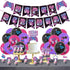 Video Game Birthday Party Decoration Set, Purple Game Supplies, Includes Birthday Banner and Balloon