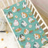 Pigsaly 27x39 Inch Crib Sheets Kawaii Guinea Pigs Baby Sheet for Standard Crib Mattress Boys Girls Toddler Bed Sheets