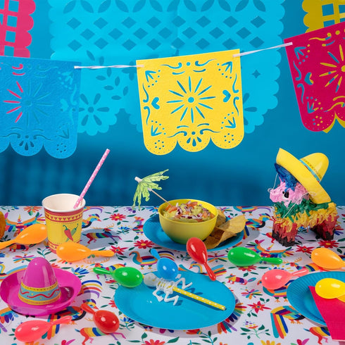 OuMuaMua 12pcs Mini Maracas for Kids, Plastic Maraca Shakers for Fiesta Party Favors, Music Party Supplies