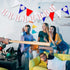 Zonon 4 Pieces Baseball Party Decorations, Baseball Banner, Sports Ball Birthday Party Paper Garland (Baseball Style)