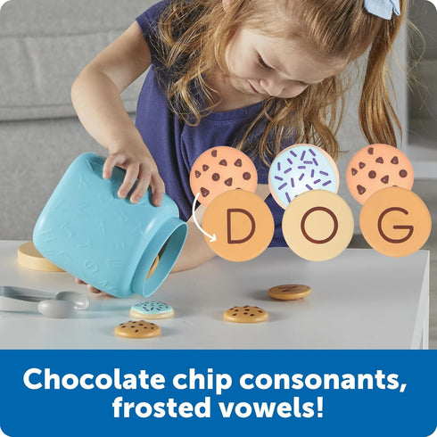 Learning Resources Alphabet Cookie Jar - ABC Toys for Kids, Alphabet Activities, Phonics Practice, Reading Practice