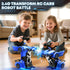 Gikimooy 3-8 2 2.4Ghz 360 Transform Remote Control Car, Transform Robot Toys for Boys Years Old, Rechargeable Batteries