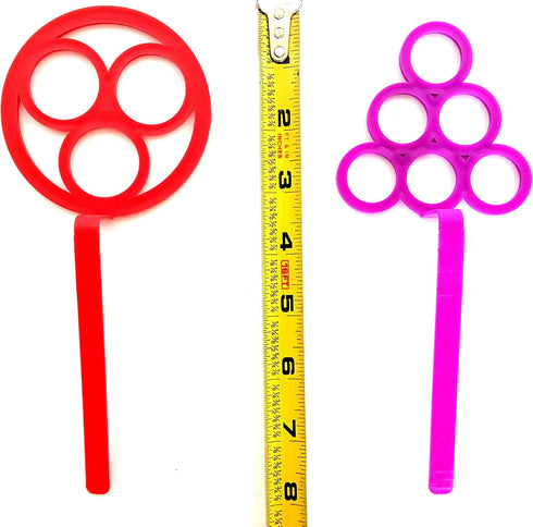 Bubble Wands, Large Assortment, 8" Inches (1 Set)