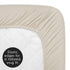 Sweet Jojo Designs Jungle Safari Animals Boy Girl Baby Nursery Changing Pad Cover Beige Brown Taupe Black and White