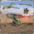 Set: 5 3-5 deAO Military Vehicles Toy Combat Boat, Helicopter, Tank Toy with Army Men Figures, Accessories - Great Army