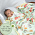 100% 6 47"x 47" LollyBanks Muslin Baby Blanket Cotton, Muslin Quilt Lightweight, Layers Soft Blanket Neutral, Toddler