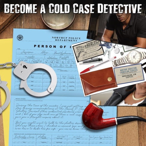 Max Cahill Cold Case Mystery Game - Solve the Crime!