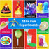 JOPSHEEN 110+ Science Experiments Kits for Kids, Volcano Eruption, Chemistry Set, STEM Activities Toys Gifts