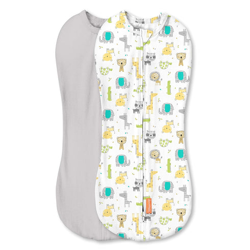 SwaddleMe Pod Newborn Size, 0-2 Months, 2-Pack (Excursion)