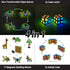 16 3in1 TOSY Magnet Fidget Spinner Glow - Blocks, Toy: Transformable Fidget Spinner, Infinity/Puzzle Cube, Easter