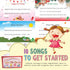 Hand Bells - 8 Note Musical Handbells Set with 10 Songbook, Percussion Instrument for Toddlers and Children