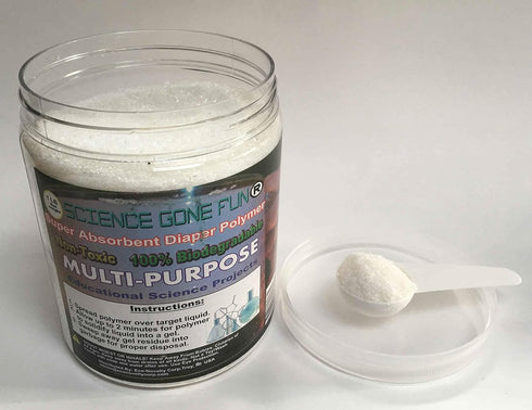 1 Pound Super Absorbent Diaper Polymer for Science Educational Products