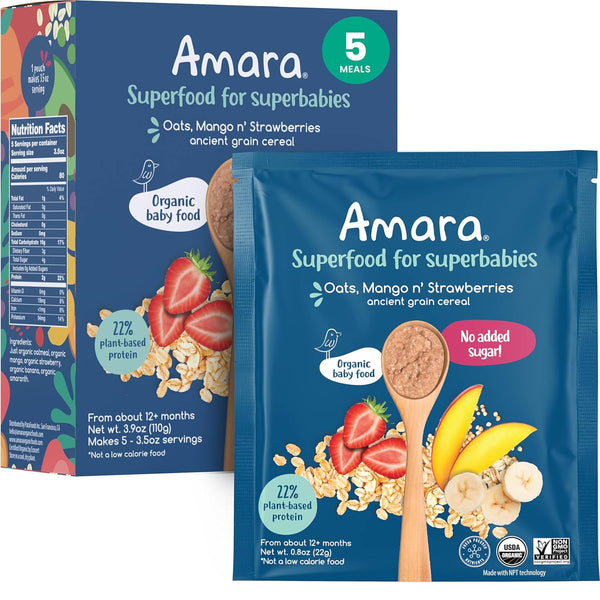Amara Organic Baby Food - Stage 3 - Ancient Grain - Baby
