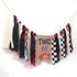 TUTOTU 2nd Two Fast High Chair Banner - Racing Two Birthday Party Decorations,Racing Two Birthday Highchair,Two Fast