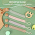 Holder,4 Pack TYRY.HU Ribbon Pacifier Clip Binky Paci Holder Clips, Pacifier Leash for Boys and Girls, Fabric Pacifier