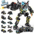 HISTOYE 51-in-1 Robot Building Kit, STEM Erector Set for Kids 8-12, Engineering Construction Toys Gifts