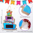 Happy Birthday Burlap Door Decor, Personalized Name Hanger for Birthday Anniversary Indoor Outdoor Decorations
