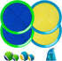 EVERICH TOY Beach Toys Outdoor Games - Upgraded Version for Kids Ages 3-10, Paddle Toss with Rackets and Balls
