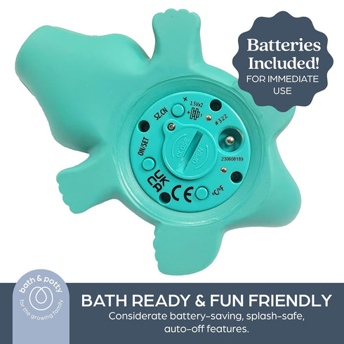 Dreambaby Instant Read Turtle & Croc Bath Thermometer for Safe Water